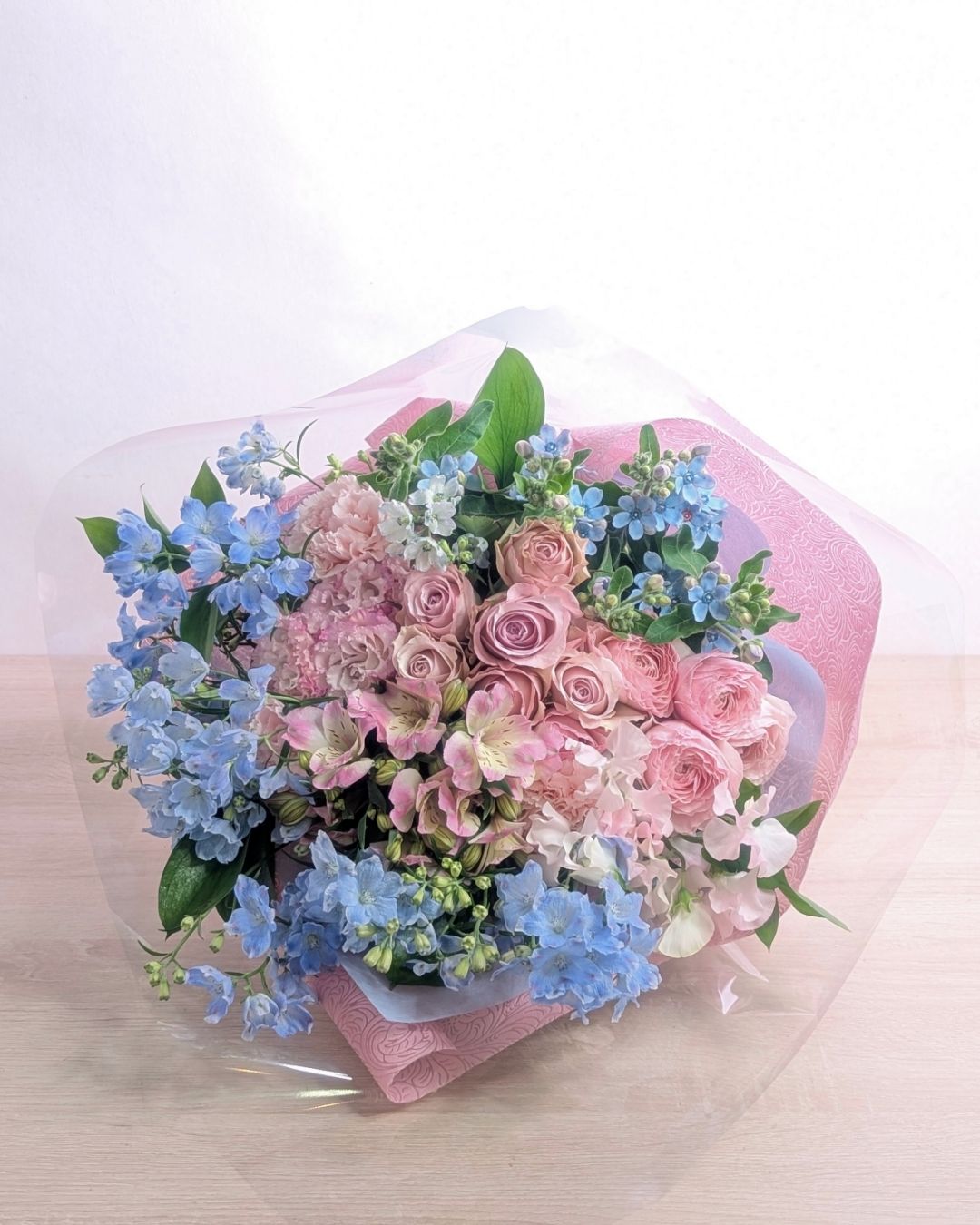 パステルの花・ 花束のプレゼント】パステル系・シャーベットカラーの