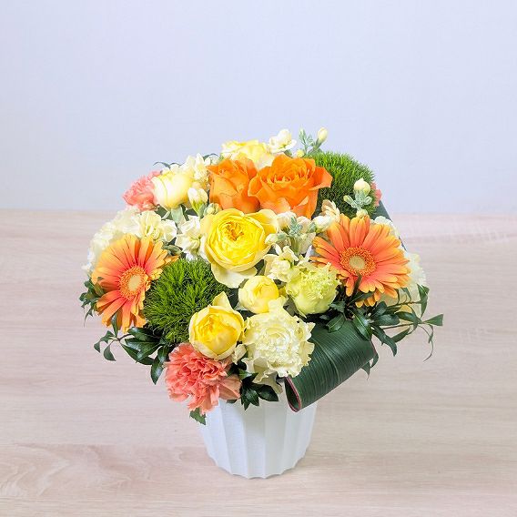 創業・創立記念の花 アレンジメント Mサイズ｜おしゃれな花束