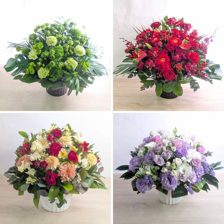 社長就任祝いの花・社長に贈る花。会社・取引先に贈るお祝い花・お祝いアレンジメント