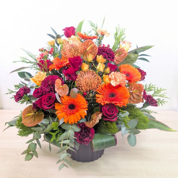 社長就任祝いの花・社長に贈る花。会社・取引先に贈るお祝い花・お祝いアレンジメント