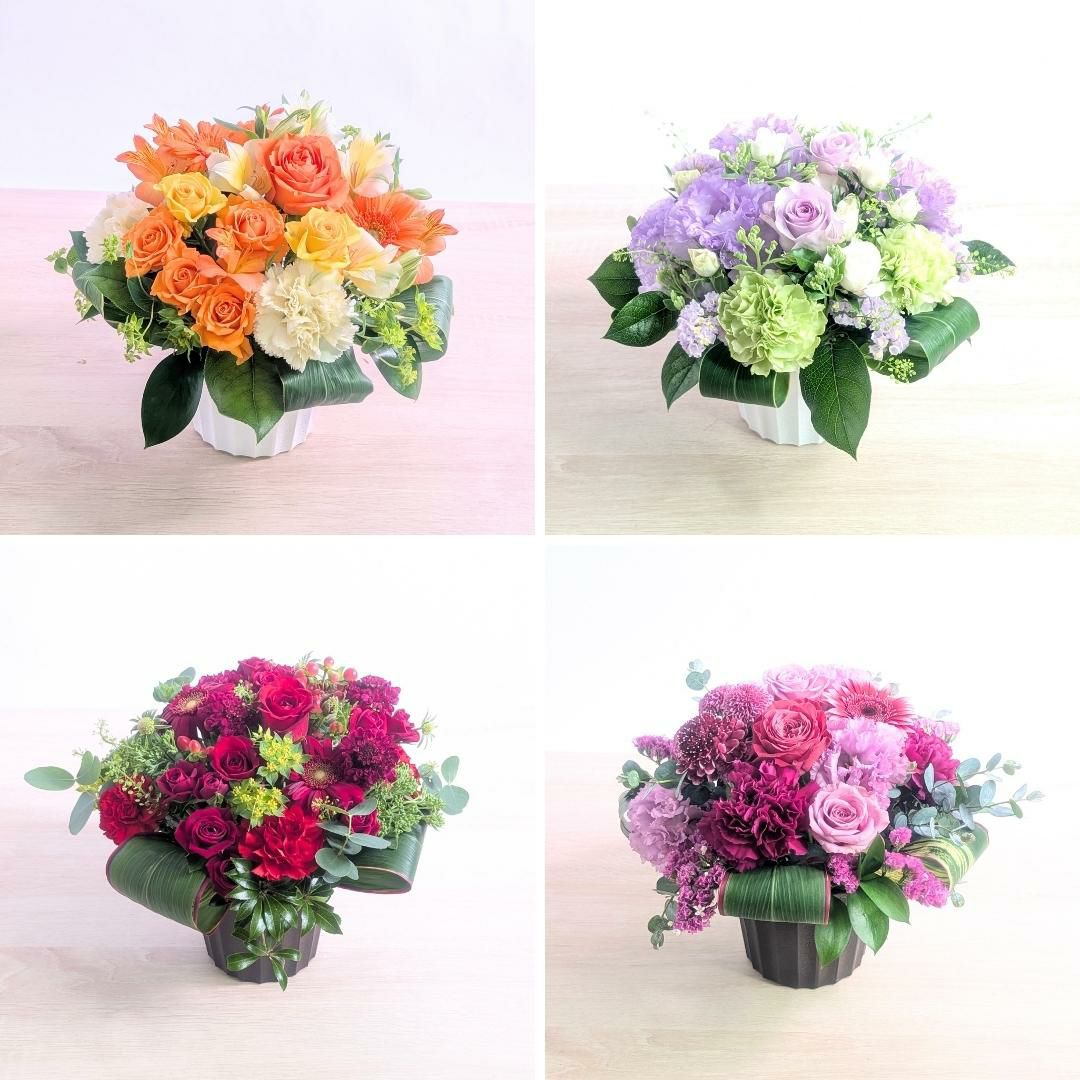 就任記念祝いのお花。お取引さまの社長就任のお祝いに贈るフラワーギフト。