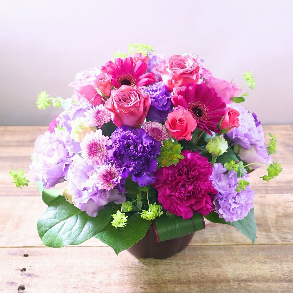 出版祝いの花ギフト アレンジメント MSサイズ｜おしゃれな花束