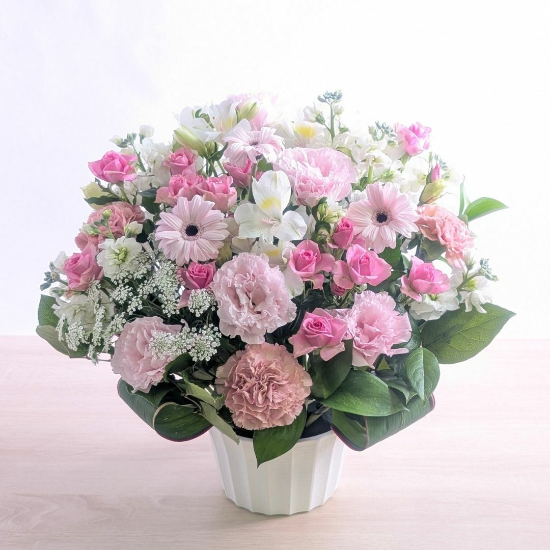 結婚祝いの花ギフト アレンジメント MSサイズ レビュー | お花の通販
