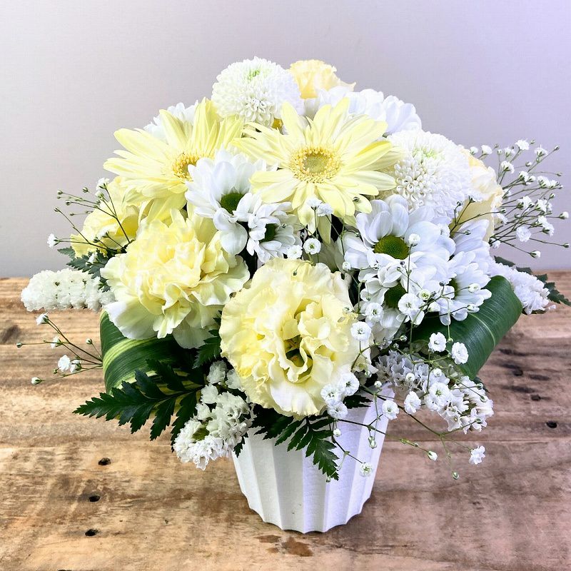七回忌お供え花 供花 仏花 おすすめの アレンジメント MSサイズ