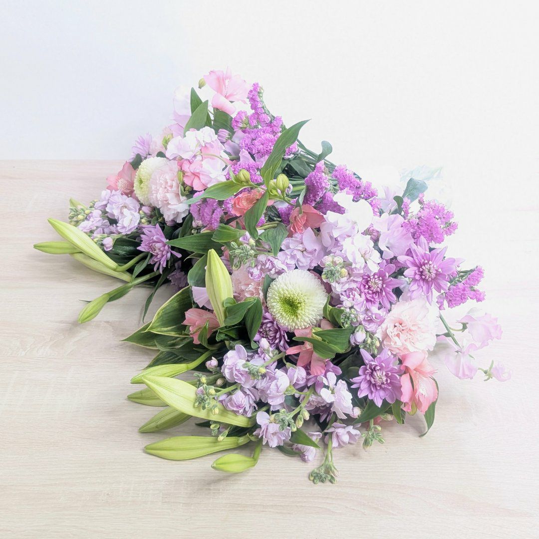 B 127z 仏花アレンジ一対　お墓花　お供え花　造花 墓花一対・仏壇お供え花 XSサイズ｜おしゃれな花束・アレンジ通販