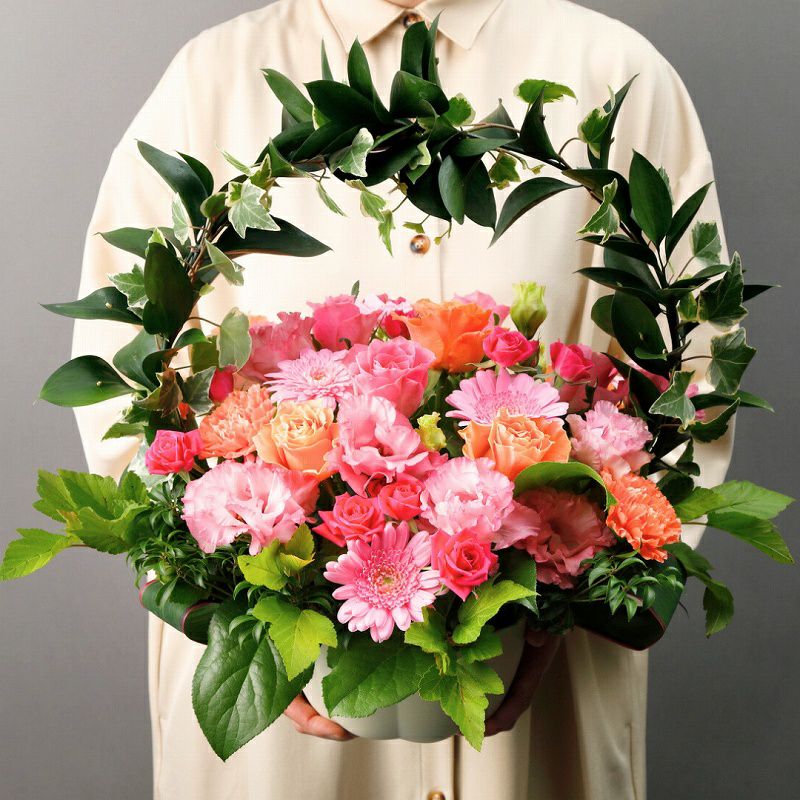 白寿祝いの花 アーチ型 16,500円