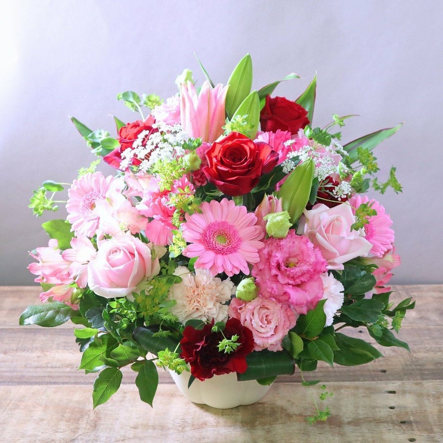 白寿祝いの花 アレンジM 14,300円