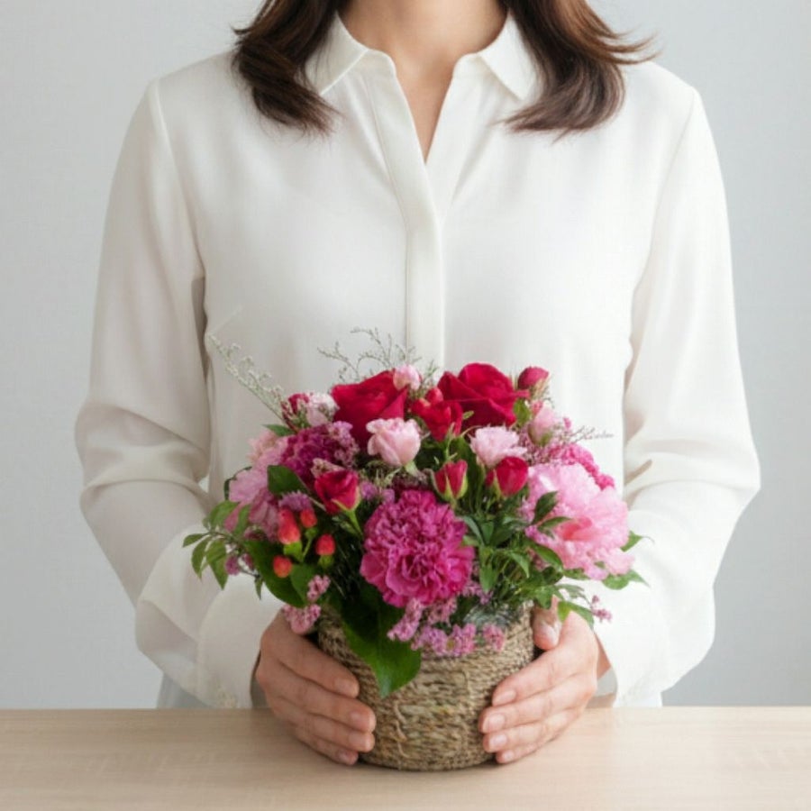 誕生日・記念日に　選ばれる花ギフト　花屋におまかせアレンジメント