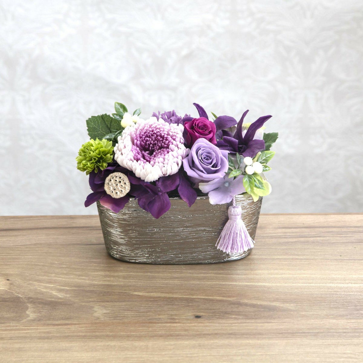 お供えに贈る花　お供え用 プリザーブドフラワー 仏壇用の花　枯れないお花