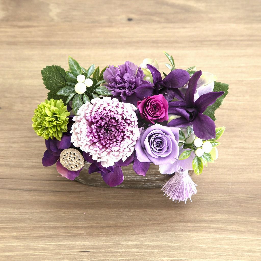 プリザーブドフラワーの仏花「追憶」｜7,800円｜花以想