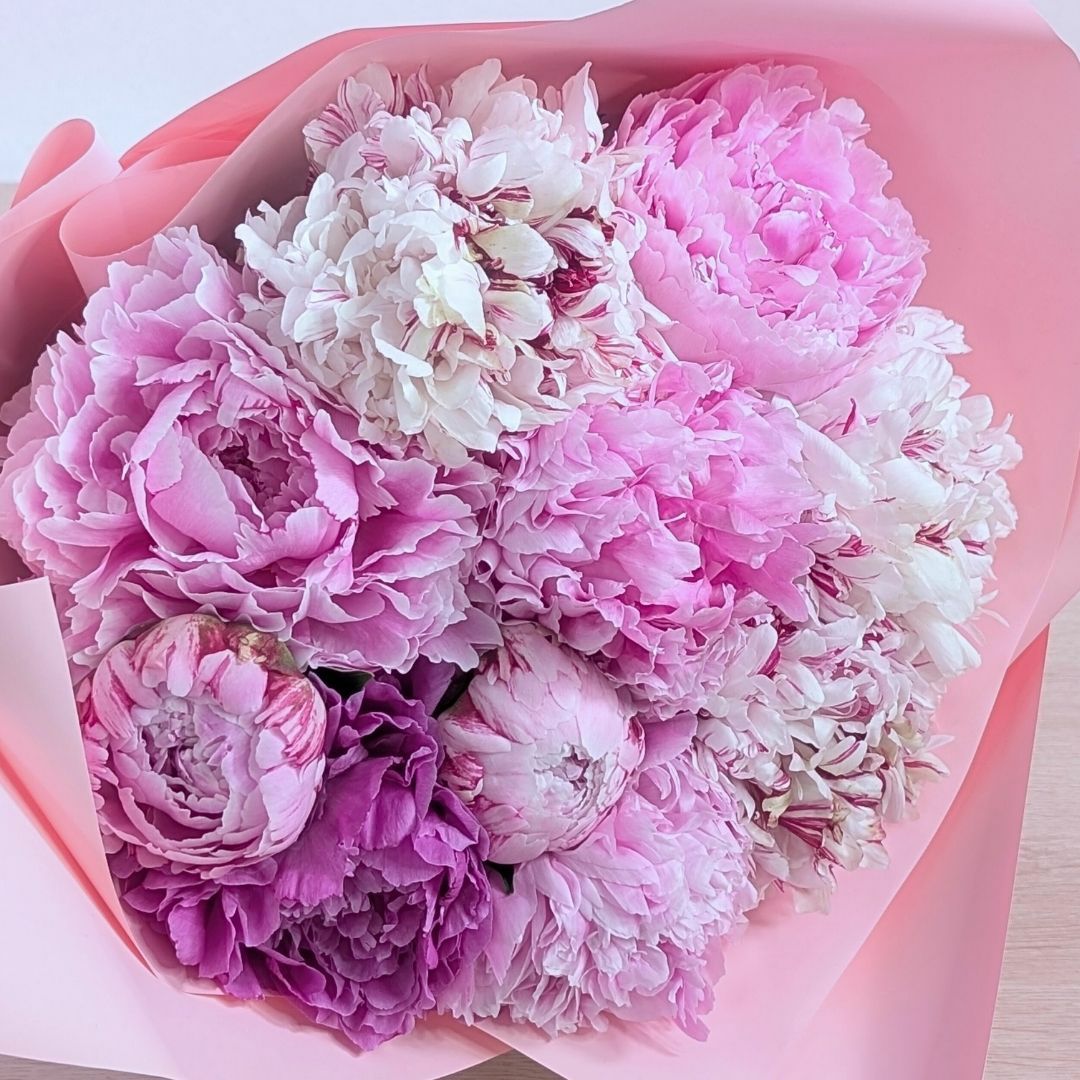 初夏限定シャクヤクの花束 「Peony（ピオニー）」｜おしゃれな花束