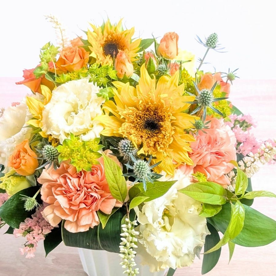 サマーギフト　夏の花ギフト　ひまわりを贈る　ひまわりのプレゼント