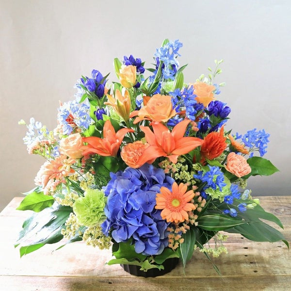 社長就任祝いの花・社長に贈るお祝いの花。会社・取引先に贈るお祝いアレンジメント