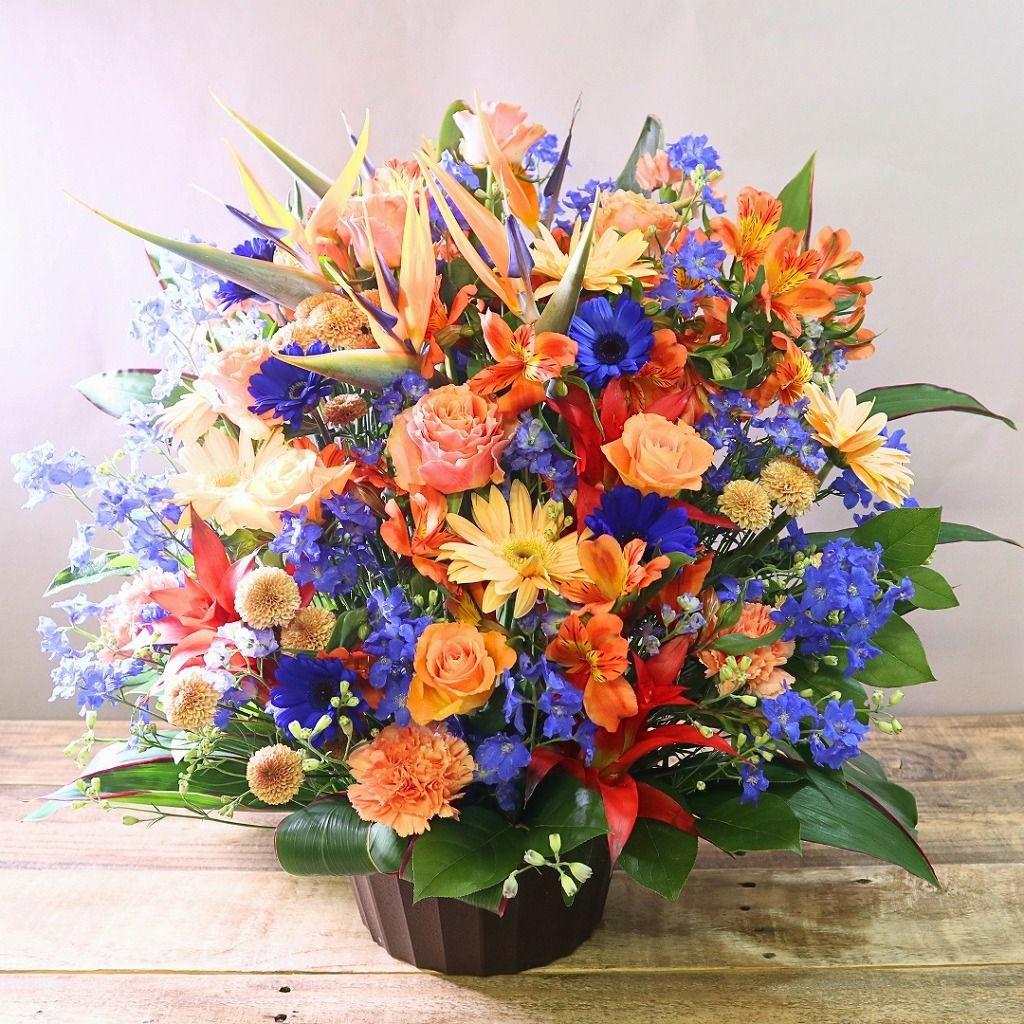 就任祝いの花ギフト アレンジメント 5Lサイズ （フォーカス