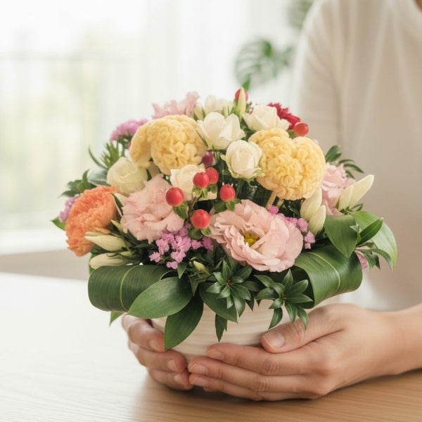 お花の定期便・お花のサブスク。毎月一回、季節のお花が届く花束、フラワーサービス