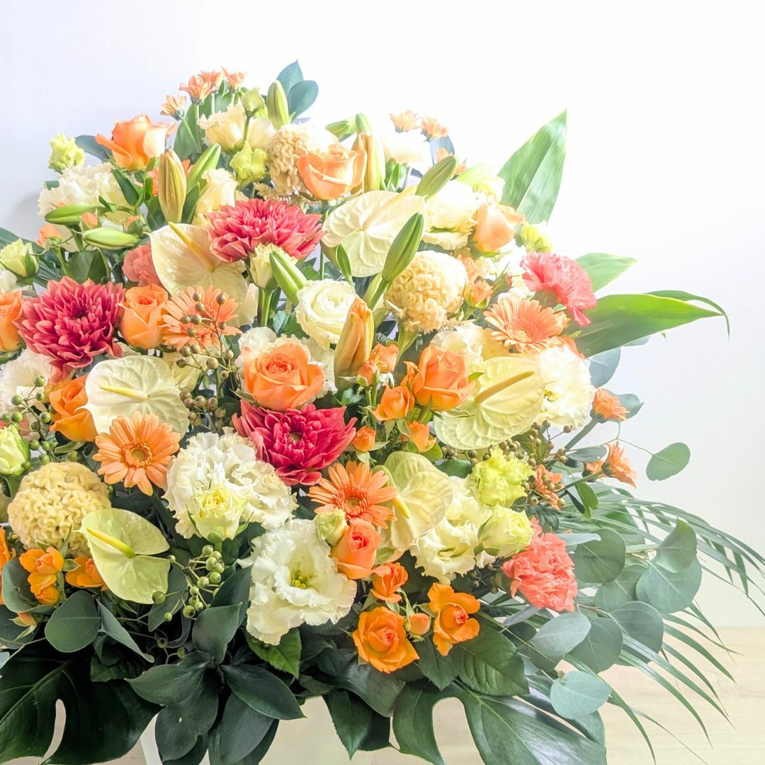 就任祝いの花・周年祝い アレンジメント 5Lサイズ （おひさま