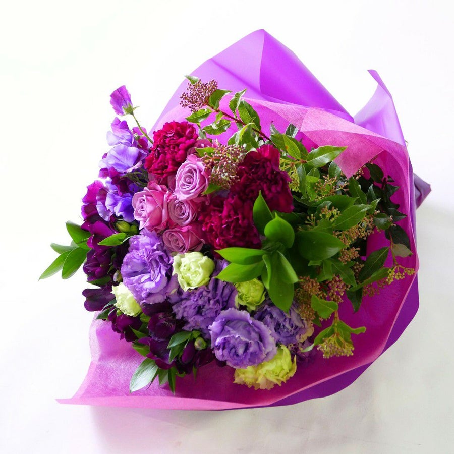 喜寿祝いの花。77歳の誕生日プレゼントに贈る花束・アレンジメント・お花のプレゼント