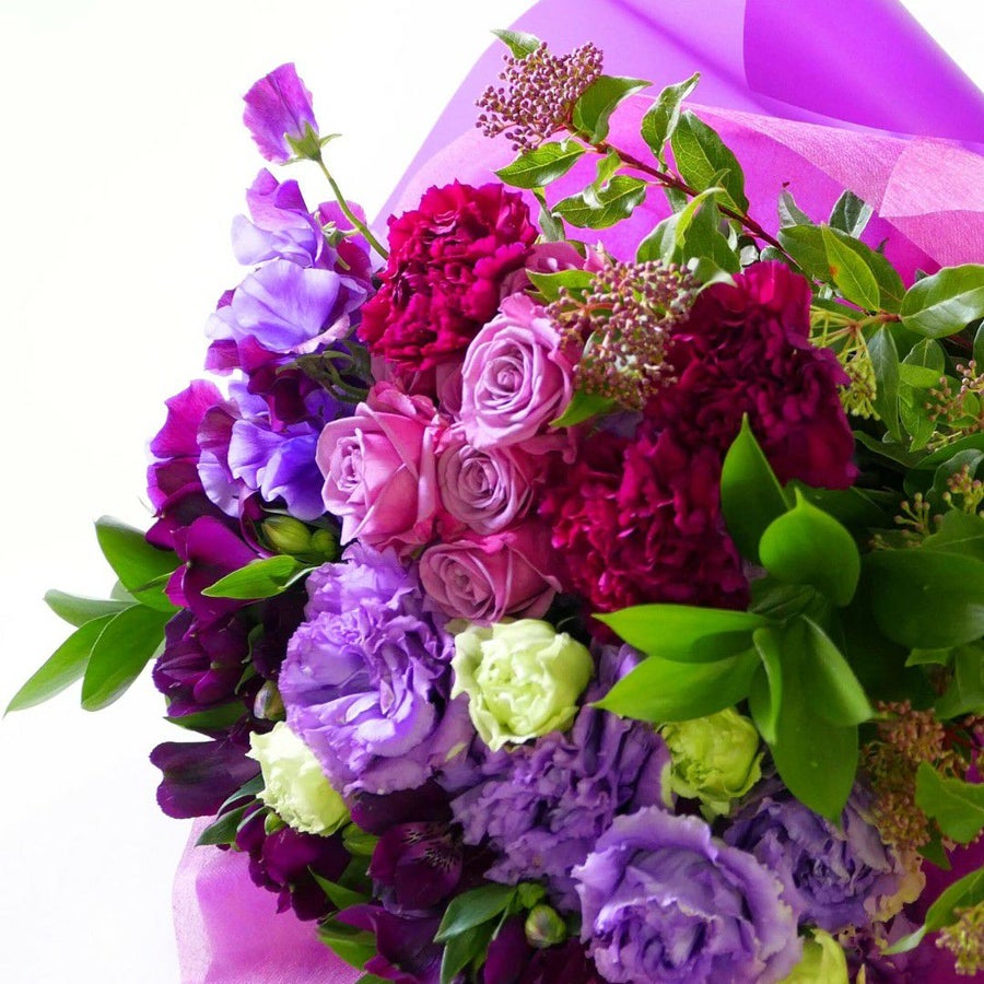 喜寿祝いの花。77歳の誕生日プレゼントに贈る花束・アレンジメント・お花のプレゼント