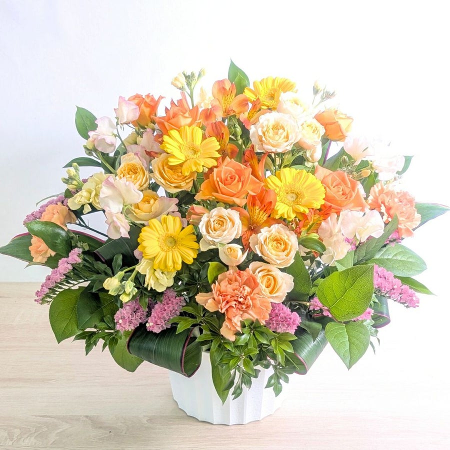 傘寿祝いの花 アレンジL 19,800円