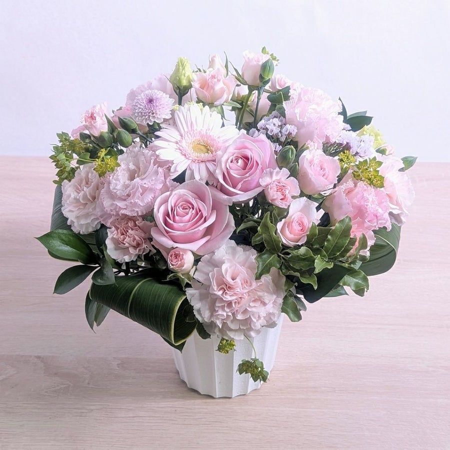 卒寿祝いの花。90歳の誕生日プレゼントに贈る花束・アレンジメント・お花のプレゼント