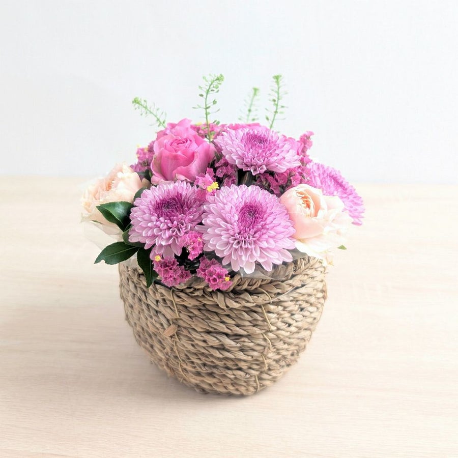 可愛いお花のギフト。小さなアレンジメント、送料無料5000円