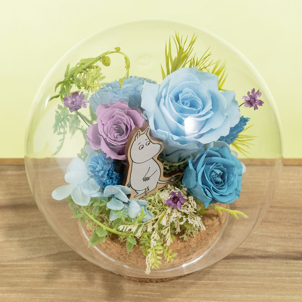プリザーブドフラワー　ムーミンのお花