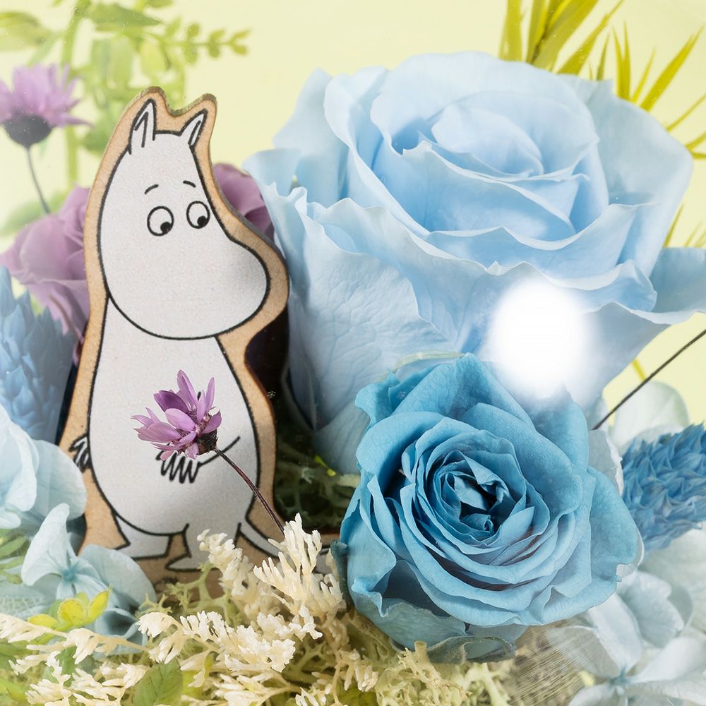 プリザーブドフラワー　ムーミンのお花