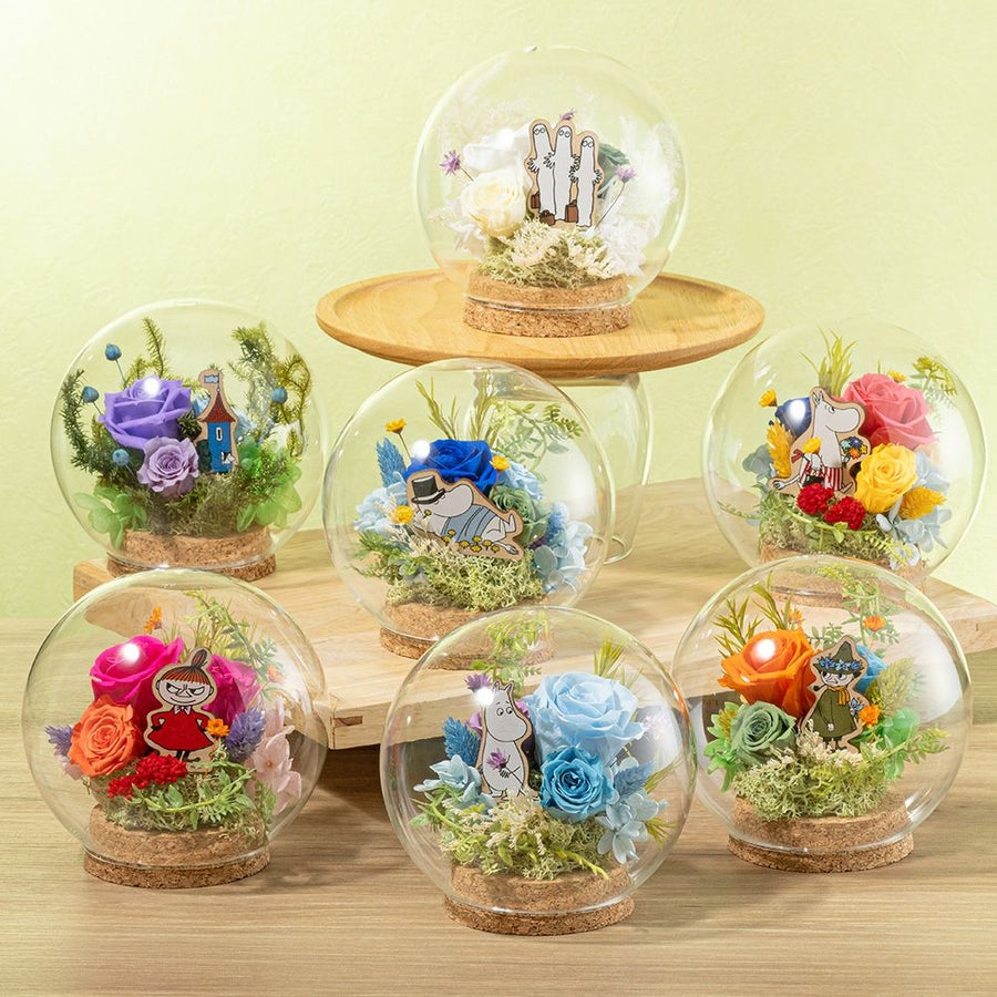 プリザーブドフラワー　ムーミンのお花