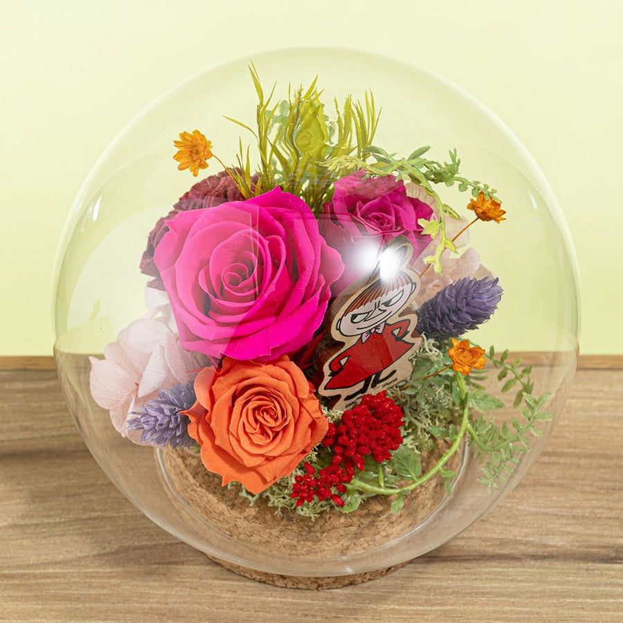 プリザーブドフラワー　 フラワードーム「リトルミィ」