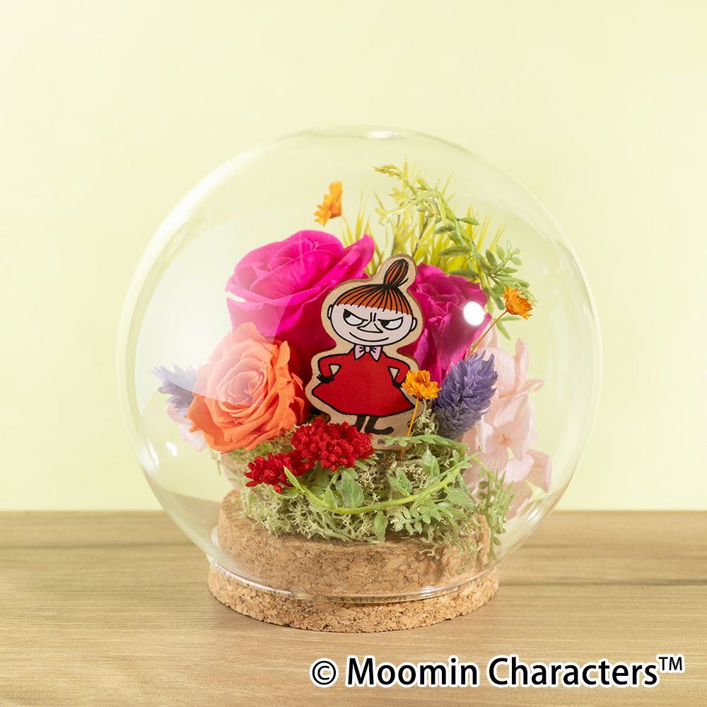 プリザーブドフラワー　 フラワードーム「リトルミィ」