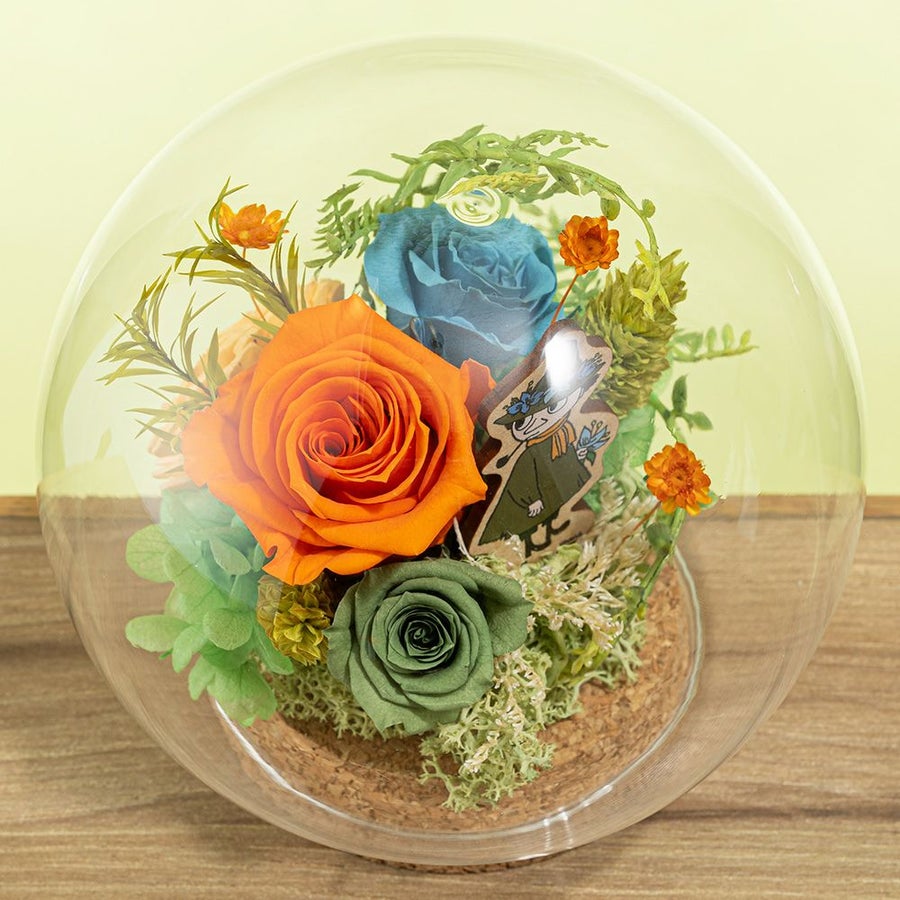 プリザーブドフラワー　フラワードーム「スナフキン」