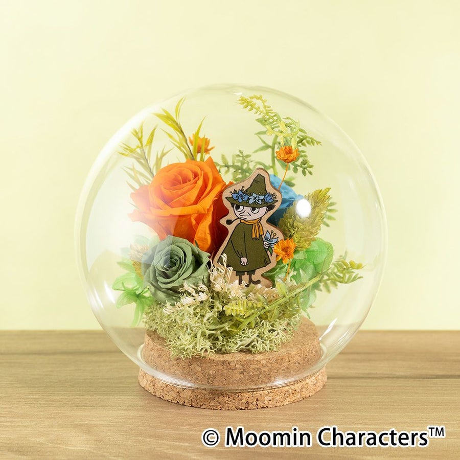 プリザーブドフラワー　フラワードーム「スナフキン」