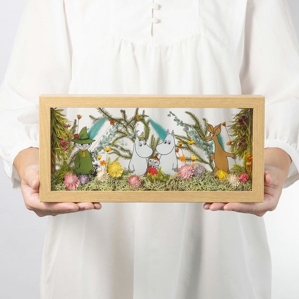 プリザーブドフラワー　 フラワーフレーム「MOOMIN＆FRIENDS」