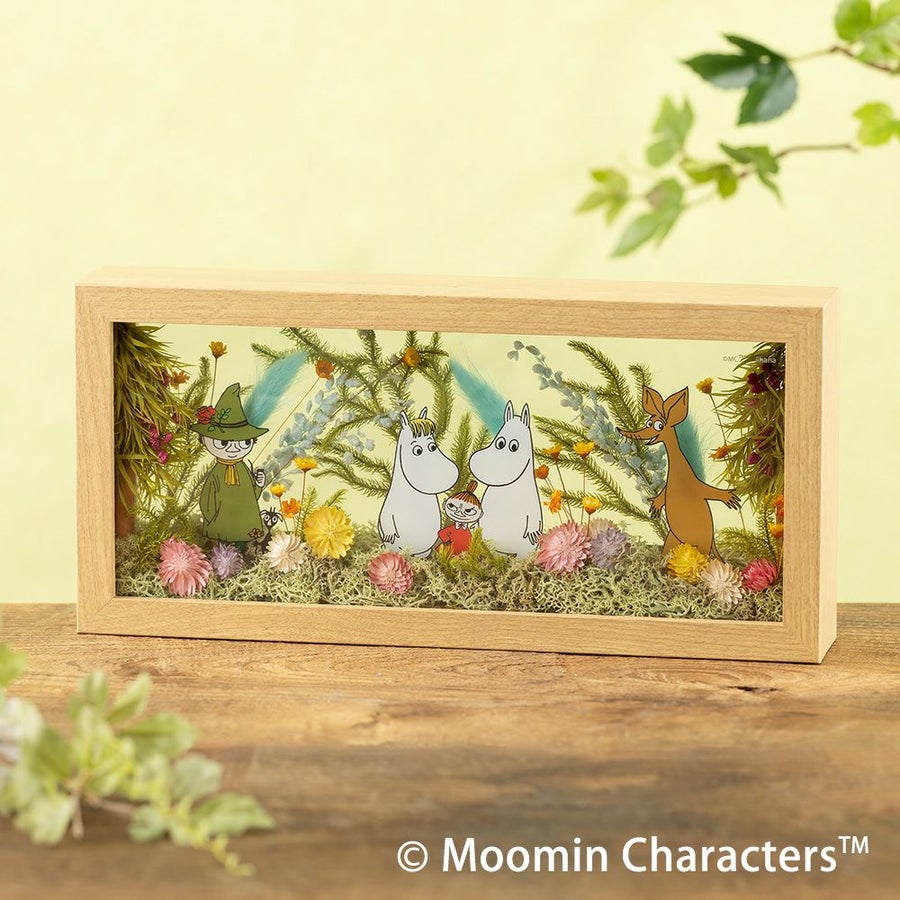 プリザーブドフラワー　 フラワーフレーム「MOOMIN＆FRIENDS」