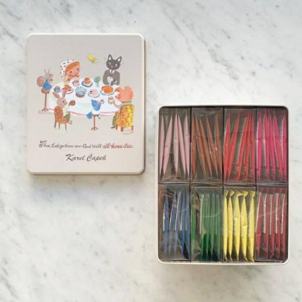 【もらって嬉しいギフト缶】カレルチャペック紅茶セット「ハートフル」(ティーバッグ40p)