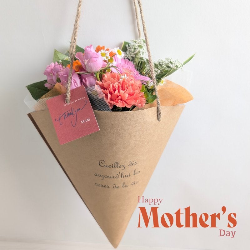 母の日ギフト かわいいブーケ 「花トート」