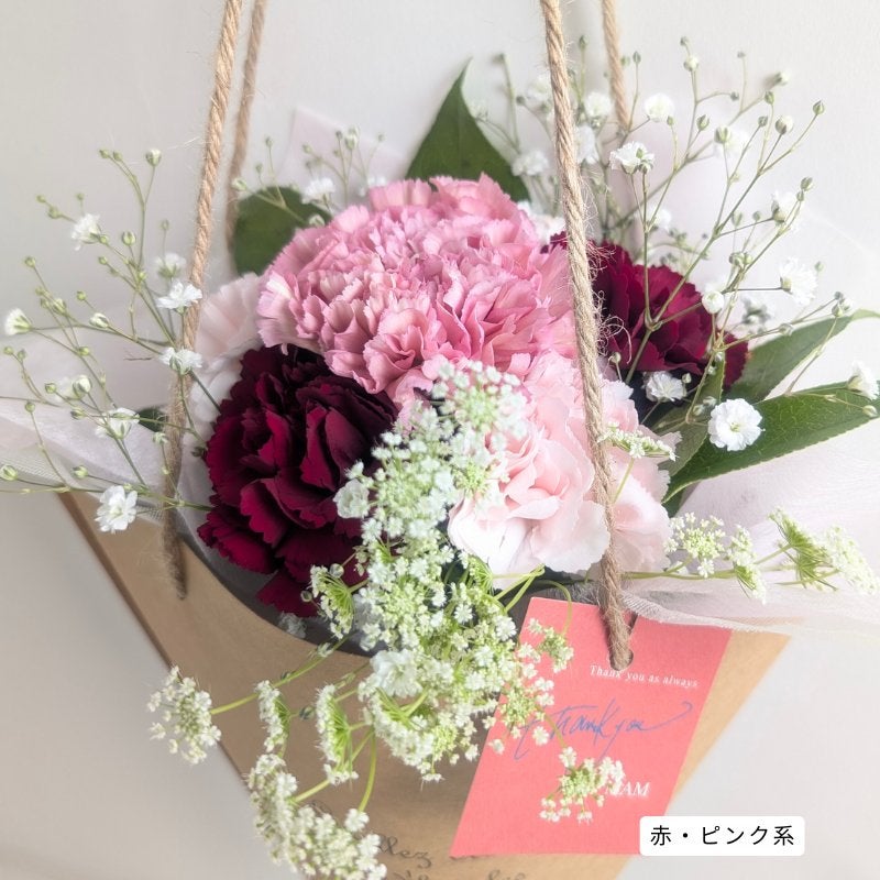 母の日ギフト かわいいブーケ 「花トート」