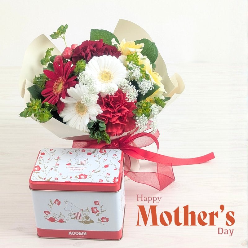 母の日ギフトセット「ムーミンパーティ」 シナモンブレッド缶付