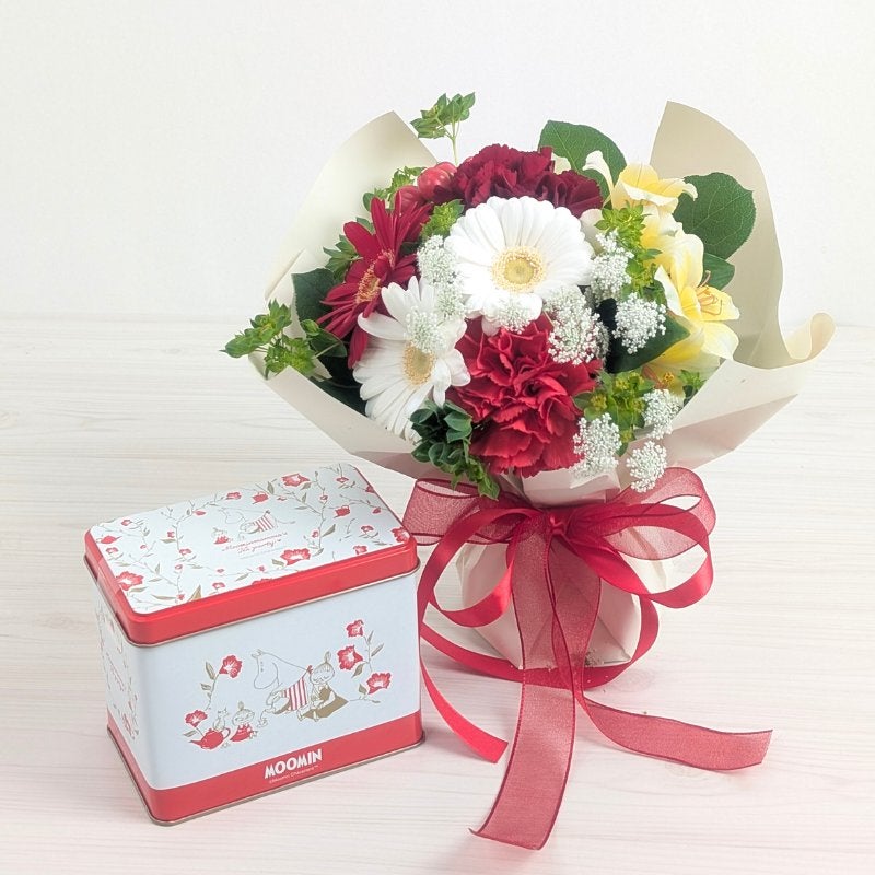 母の日ギフトセット「ムーミンパーティ」 シナモンブレッド缶付