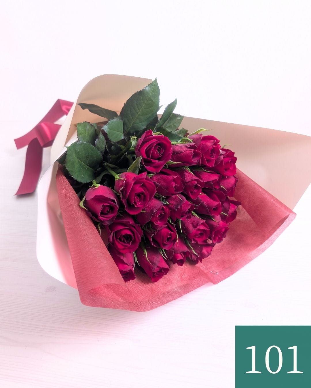 バラ20本の花束「私の誠意を捧げます」｜レストランでも渡せるプロポーズの花束｜花以想